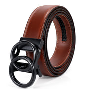 JASGOOD Men Leather Belt  Ratchet Dress Belt Perfect Gift for Men