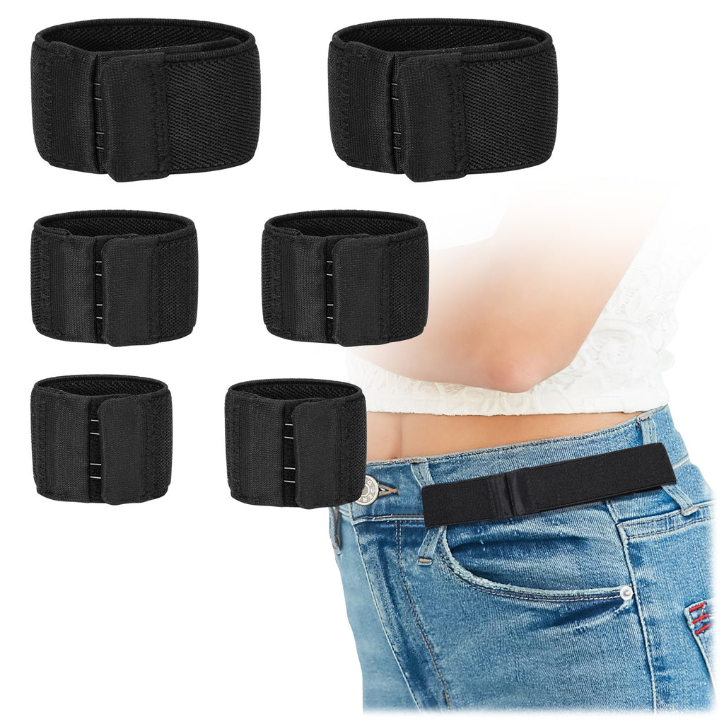Men Women Elastic Invisible Belts No Buckle Stretch Belt for Jeans