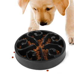 JASGOOD Dog Feeder Slow Eating Eco-Friendly Durable Non-Toxic Preventing  Choking Healthy Design Bowl for Pet Stop Bloat