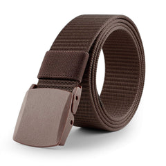 Nylon Canvas Breathable Military Tactical Men Waist Belt With Plastic Buckle  by JASGOOD 