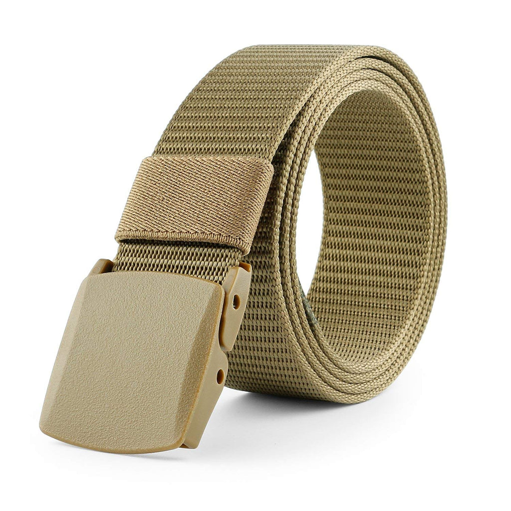 Nylon Canvas Breathable Military Tactical Men Waist Belt With Plastic Buckle  by JASGOOD 