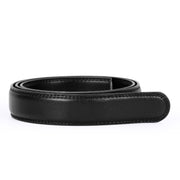 JASGOOD Leather Ratchet Dress Belt for Men Perfect Fit Waist Size up to 50 inches 1.2inch Wide Strap Without Buckle 