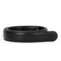 JASGOOD Leather Ratchet Dress Belt for Men Perfect Fit Waist Size up to 50 inches 1.2inch Wide Strap Without Buckle 