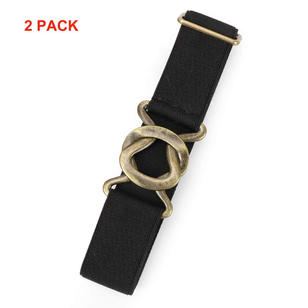 Womens Invisible Belt Comfortable Elastic Adjustable No Show Web Belt Metal Buckle Belt For Men By JASGOOD 