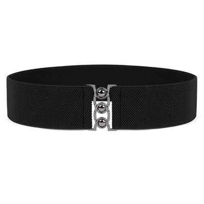 JASGOOD Vintage Wide Elastic Waist Belt Waistband Dress Stretchy Cinch Belt For Women 1.8 Inch Wide 