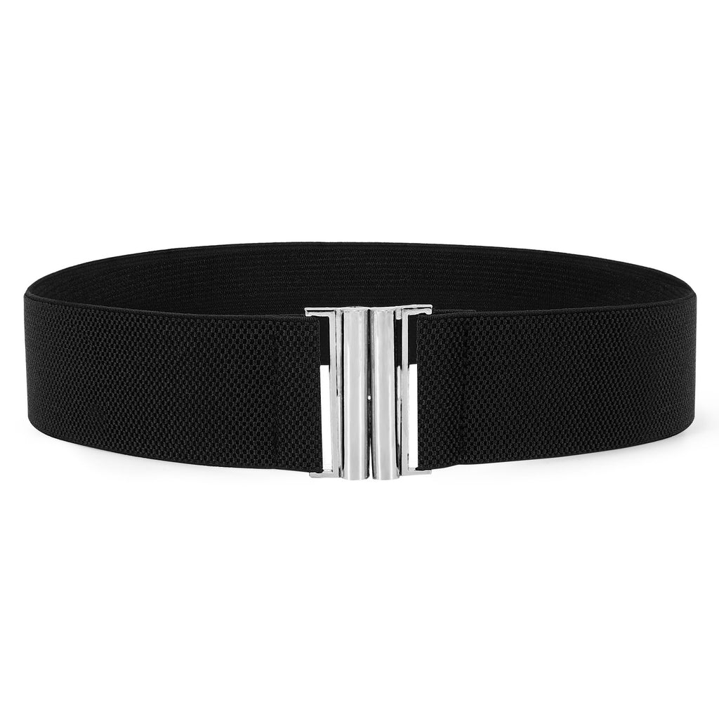 JASGOOD Women's Elastic Wide Dress Belt Retro Stretchy Waist Belt