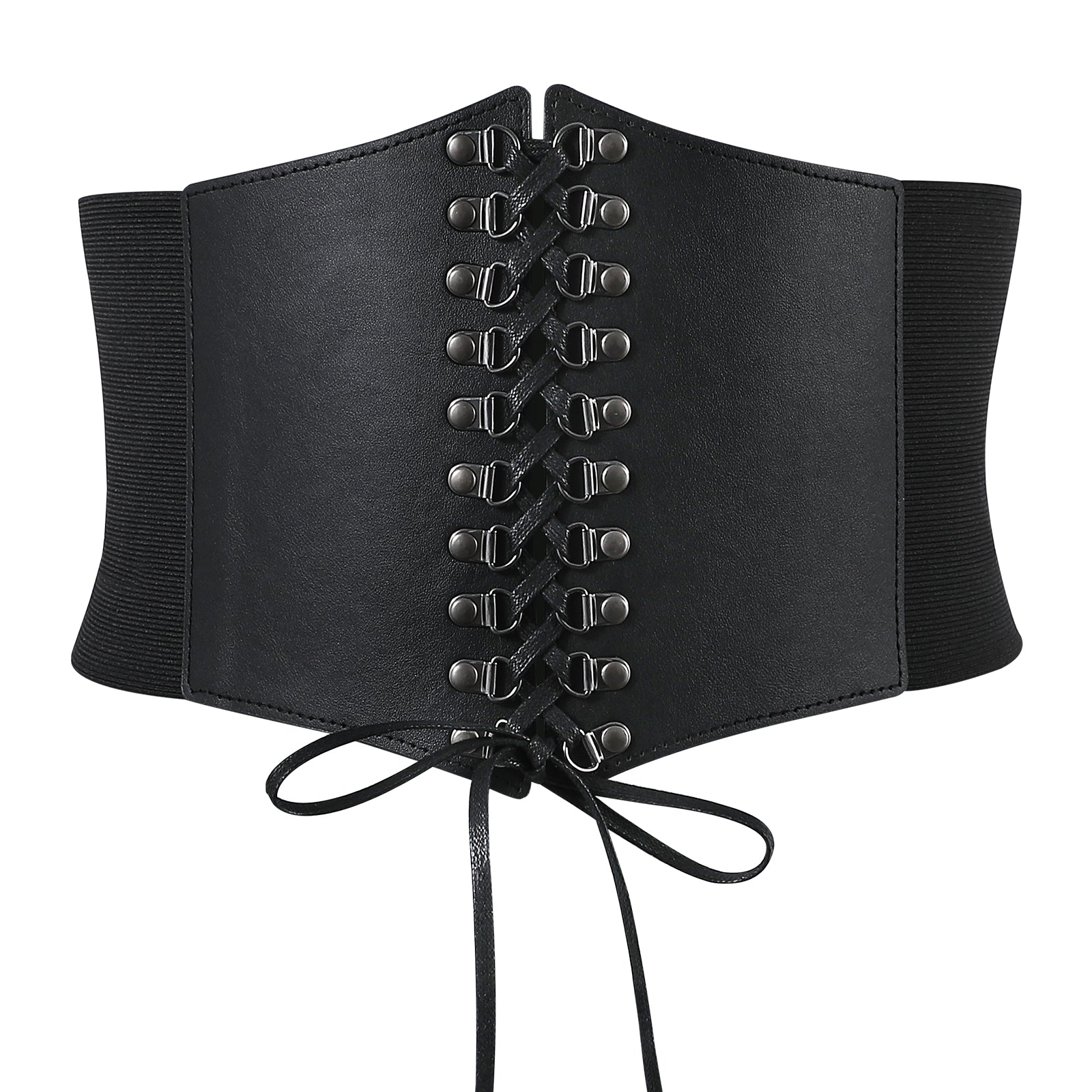 Halloween Women’s Elastic Costume Waist Belt Lace-up Tied Waspie Corset Belts for Women by JASGOOD - JASGOOD OFFICIAL