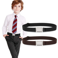 JASGOOD Kids Adjustable Magnetic Belt Boys Girls Elastic Belt with Easy Magnetic Buckle Fit Pant Size16-26Inch 