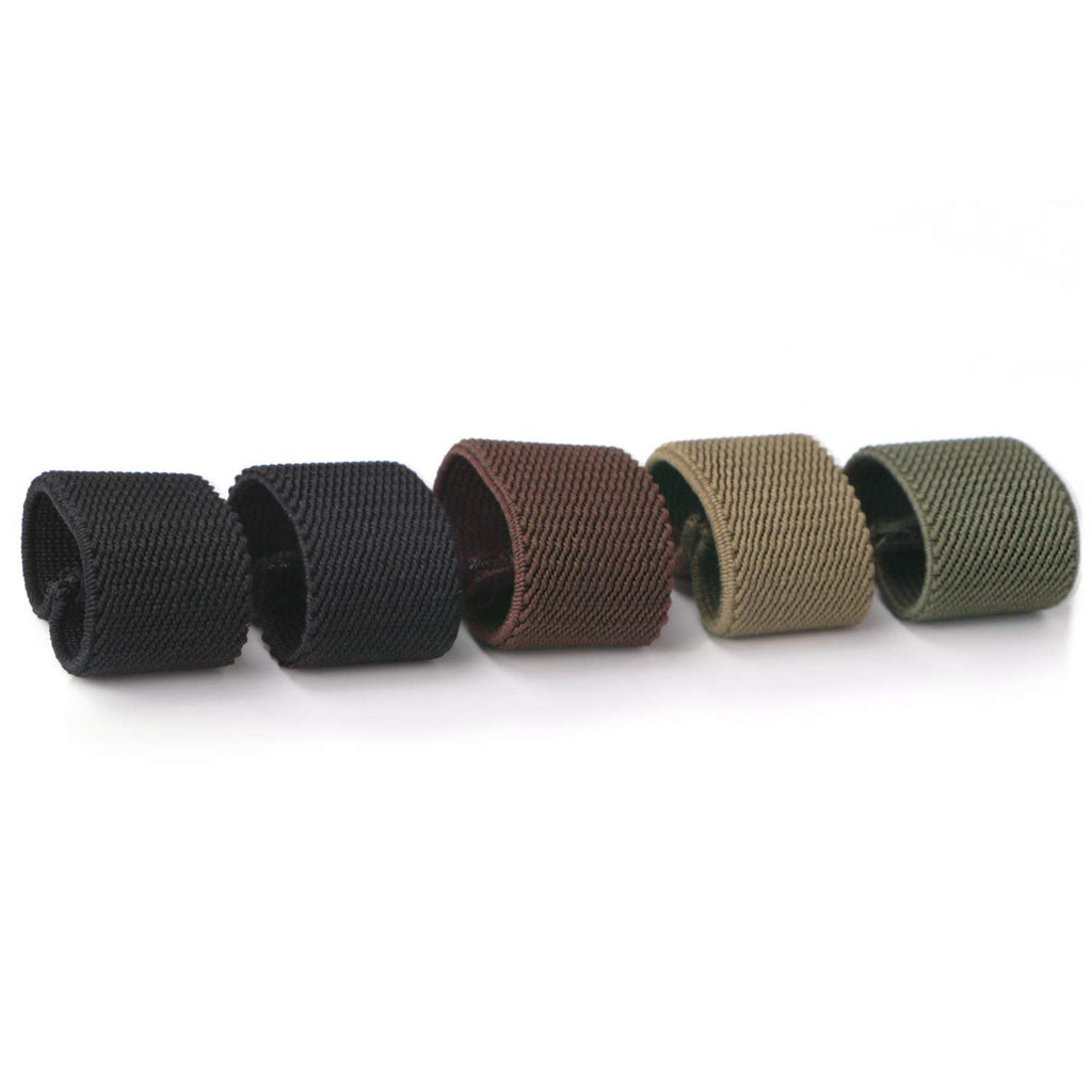Nylon Canvas Web Belt Elastic Loop Keeper for 1.5inch Wide Belt(set of 5)  by JASGOOD 