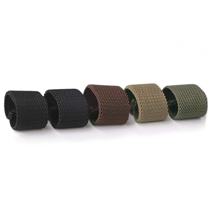 JASGOOD Nylon Canvas Web Belt Elastic Loop Keeper for 1.5inch Wide Belt JA006