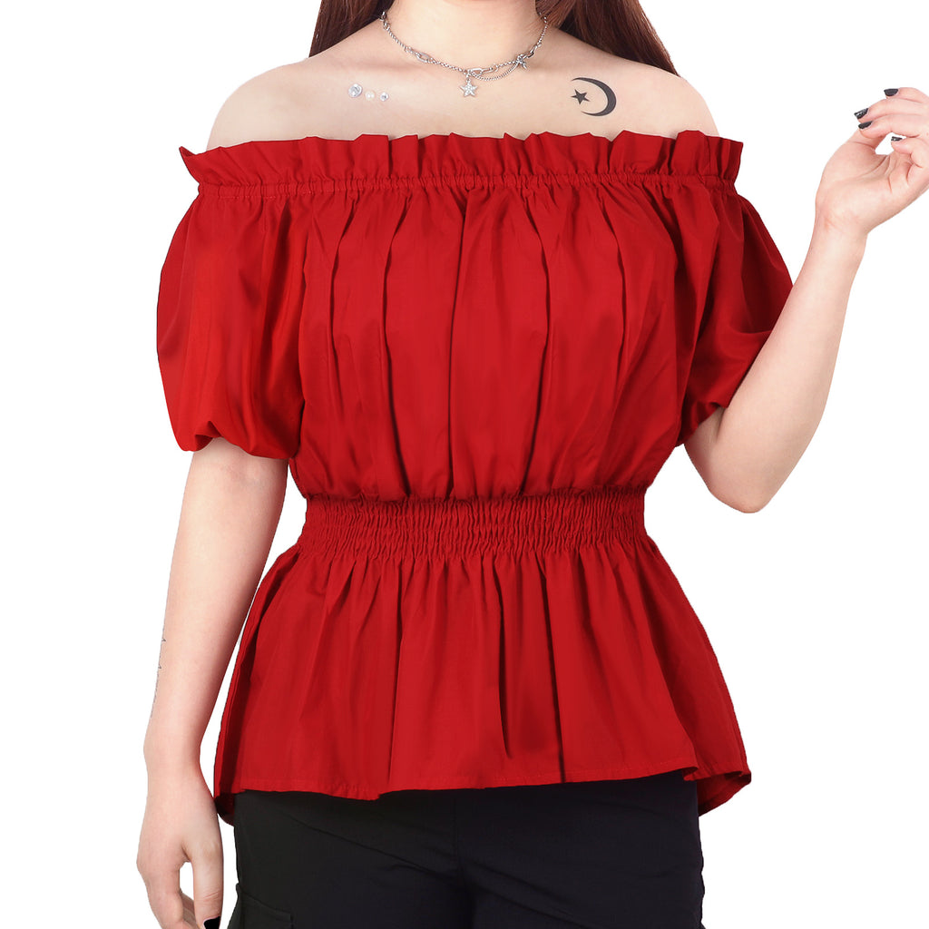 Halloween Clothes Women Beautiful Cosplay  Renaissance Shirt
