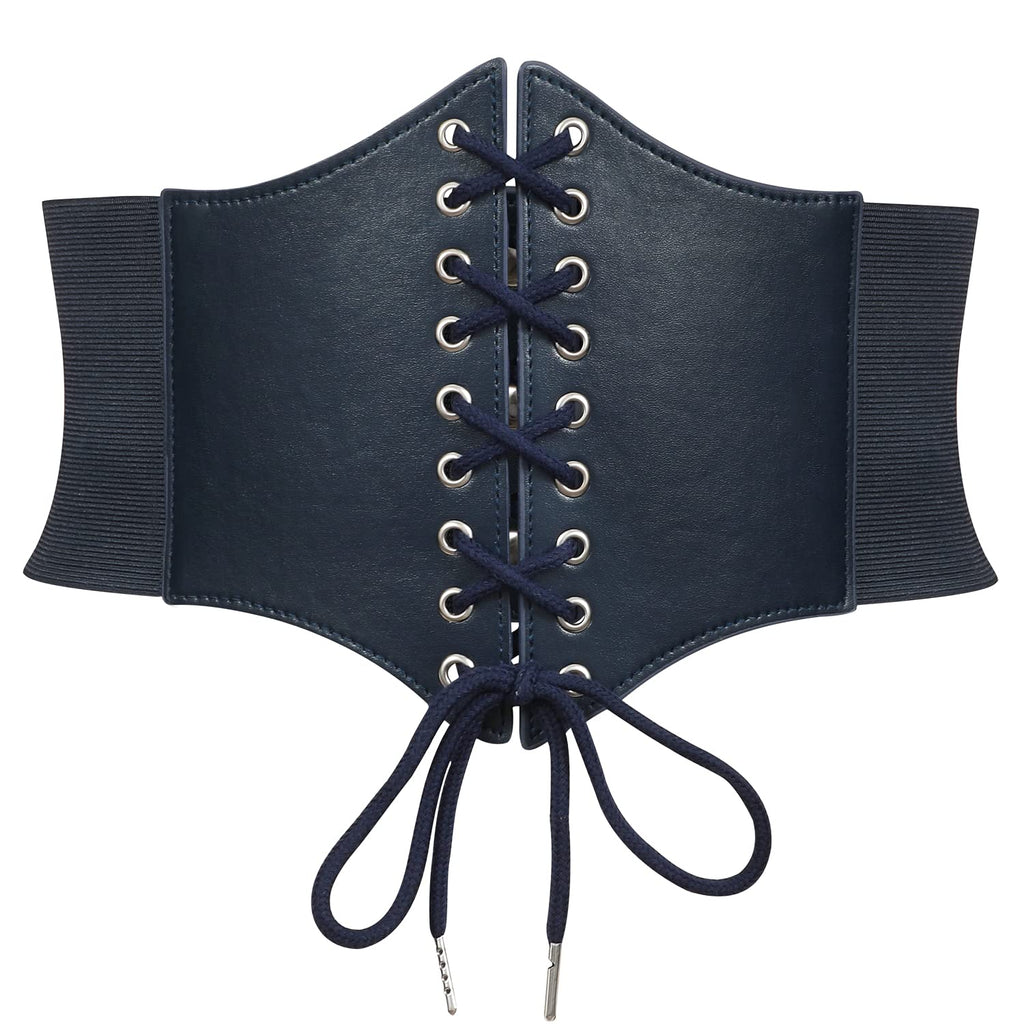 Women’s Elastic Costume Waist Belt Lace-up Tied Waspie Corset Belts for Women by JASGOOD - JASGOOD OFFICIAL