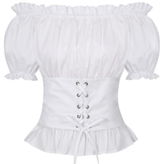 Women Clothes Halloween Cosplay  Renaissance Shirt