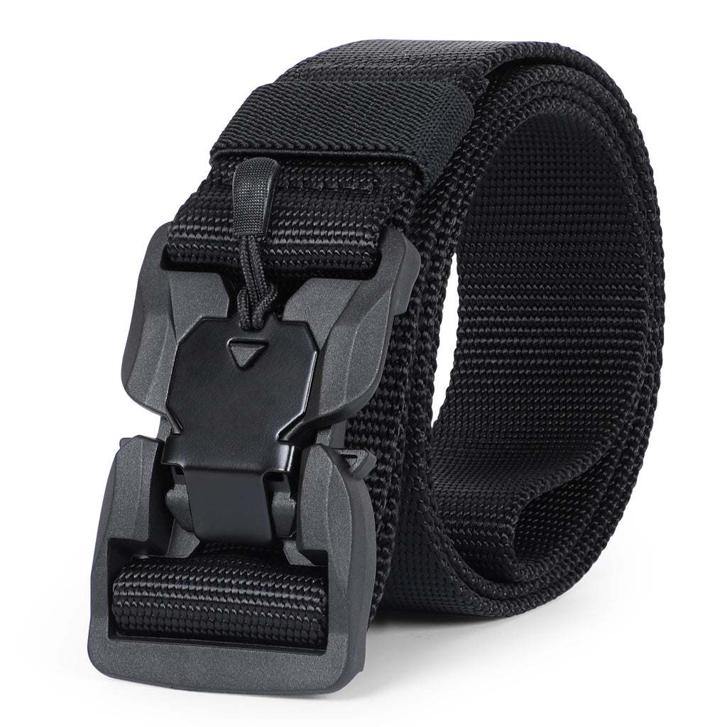 JASGOOD Multifunctional tactical belt with magnetic quick release buckle, men's military belt-nylon rigging belt 