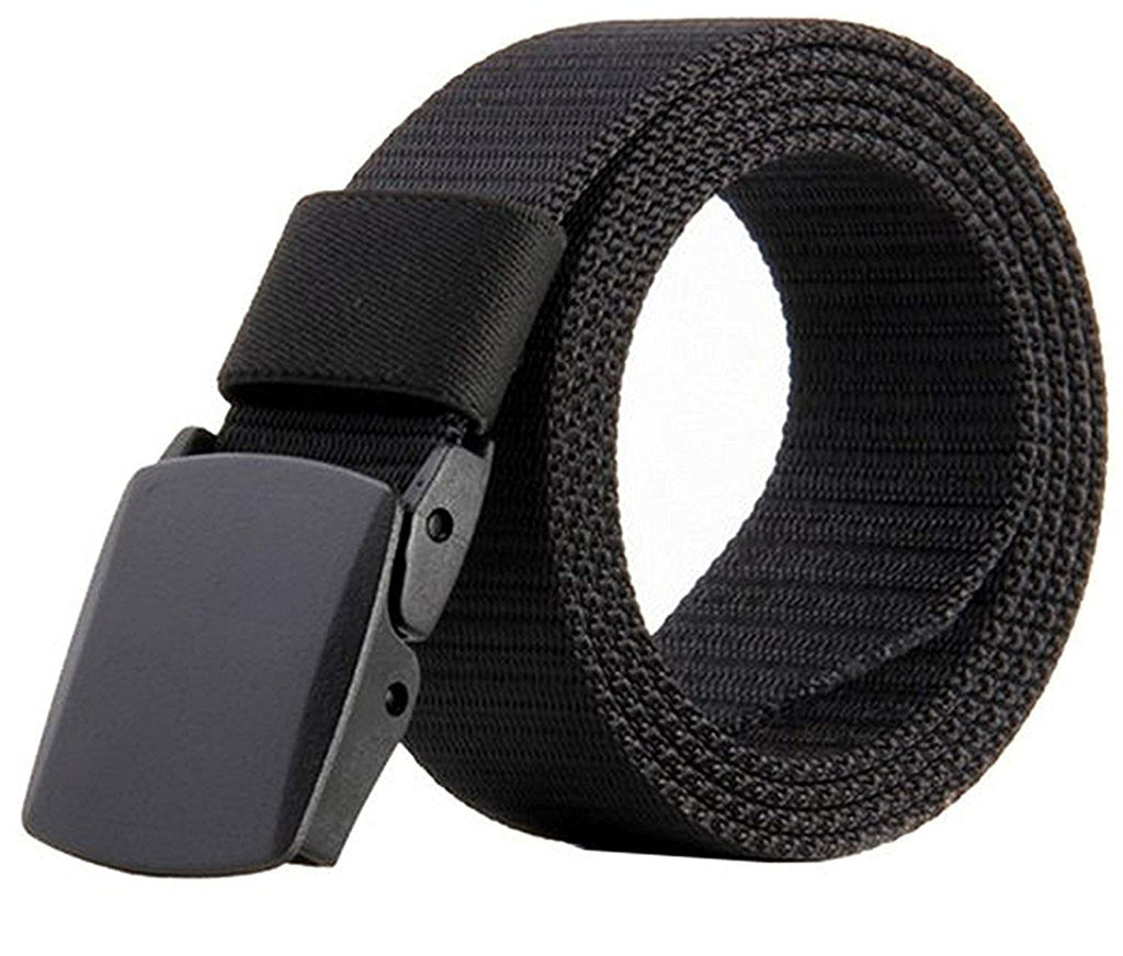 Nylon Canvas Breathable Military Tactical Men Waist Belt With Plastic Buckle  by JASGOOD 
