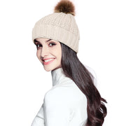 SUOSDEY Womens Trendy Winter Knit Beanie Hat Warm and Soft Skull Ski Cap for Women 