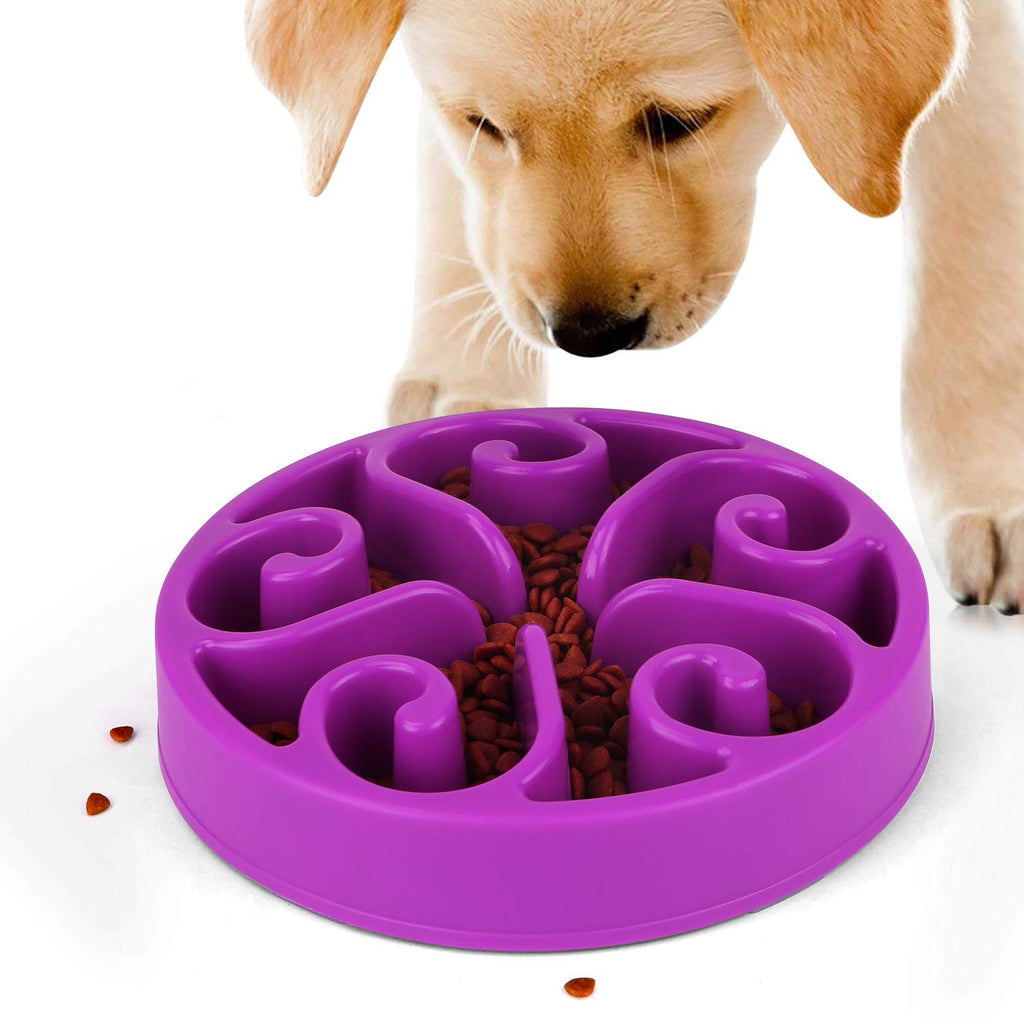 JASGOOD Slow Feeder Dogs Bowl for Large Dogs,Anti-Gulping Pet Slower Food  Feeding Bowls Stop Bloat,Preventing Choking Healthy Design Dogs Bowl