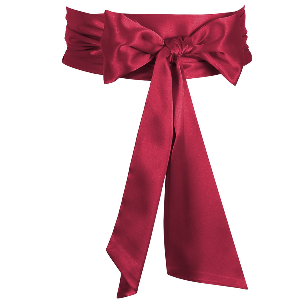 Women Dress Belt for Wedding Party Long Sash Bridal Waist Belts for Special Occasion 3.74'' Wide
