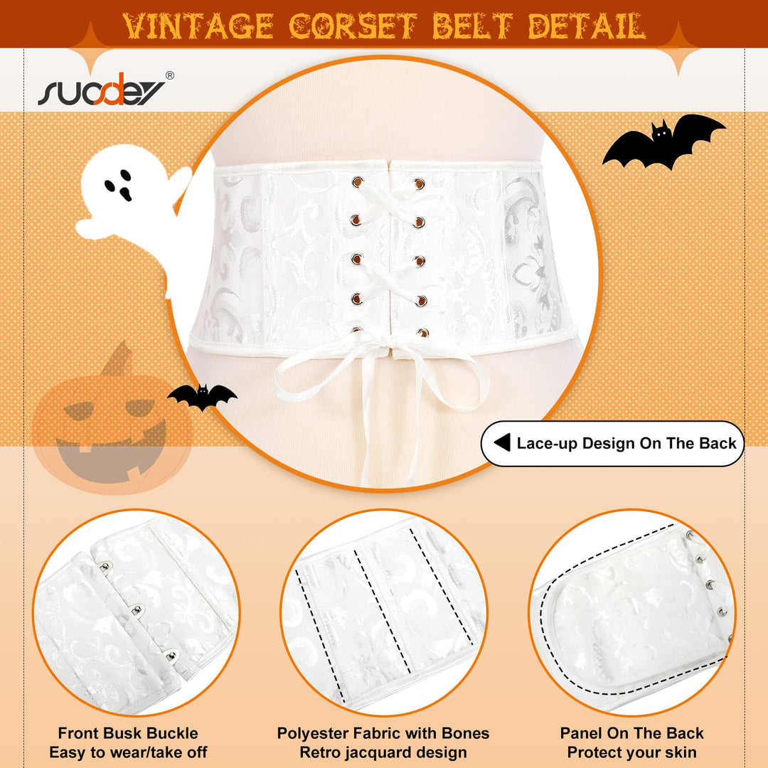 スカート YILON MADE Waist belt asymmetry op Ivory Access Fashion | Metallic elastic belt with gathering