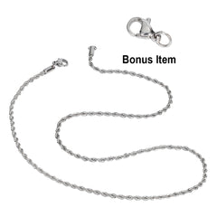 Rope Chain Necklace Gold Plated for Men Women Teen 