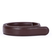 JASGOOD Leather Ratchet Dress Belt for Men Perfect Fit Waist Size up to 50 inches 1.2inch Wide Strap Without Buckle 