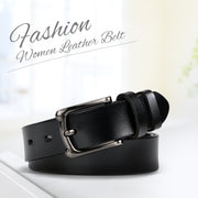 Women Leather Belt Black Waist Belt for Jeans Pants Dresses Plus Size 