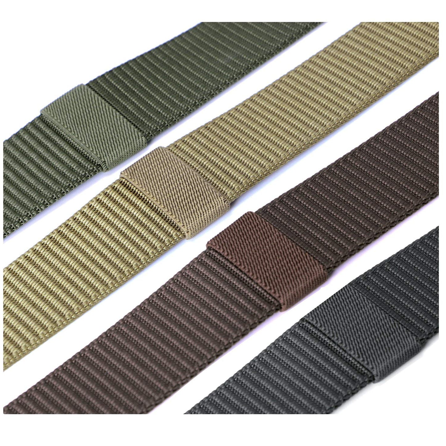 Nylon Canvas Web Belt Elastic Loop Keeper for 1.5inch Wide Belt(set of 5)  by JASGOOD 