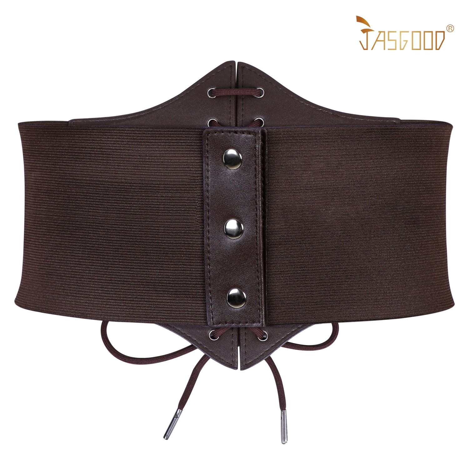 Women’s Elastic Costume Waist Belt Lace-up Tied Waspie Corset Belts for Women by JASGOOD - JASGOOD OFFICIAL