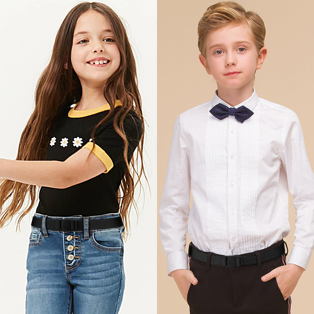 Kids Adjustable Elastic Belts for Pants Children Stretch Belts for Boys and Girls by JASGOOD 