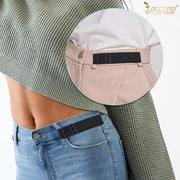 Men Women Elastic Invisible Belts No Buckle Stretch Belt for Jeans