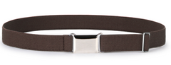 Kids Toddler Belt Made in USA Elastic Adjustable Stretch Boys Belts With Silver Square Buckle 