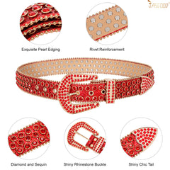 JASGOOD Fashion Rhinestones Belt - JASGOOD OFFICIAL