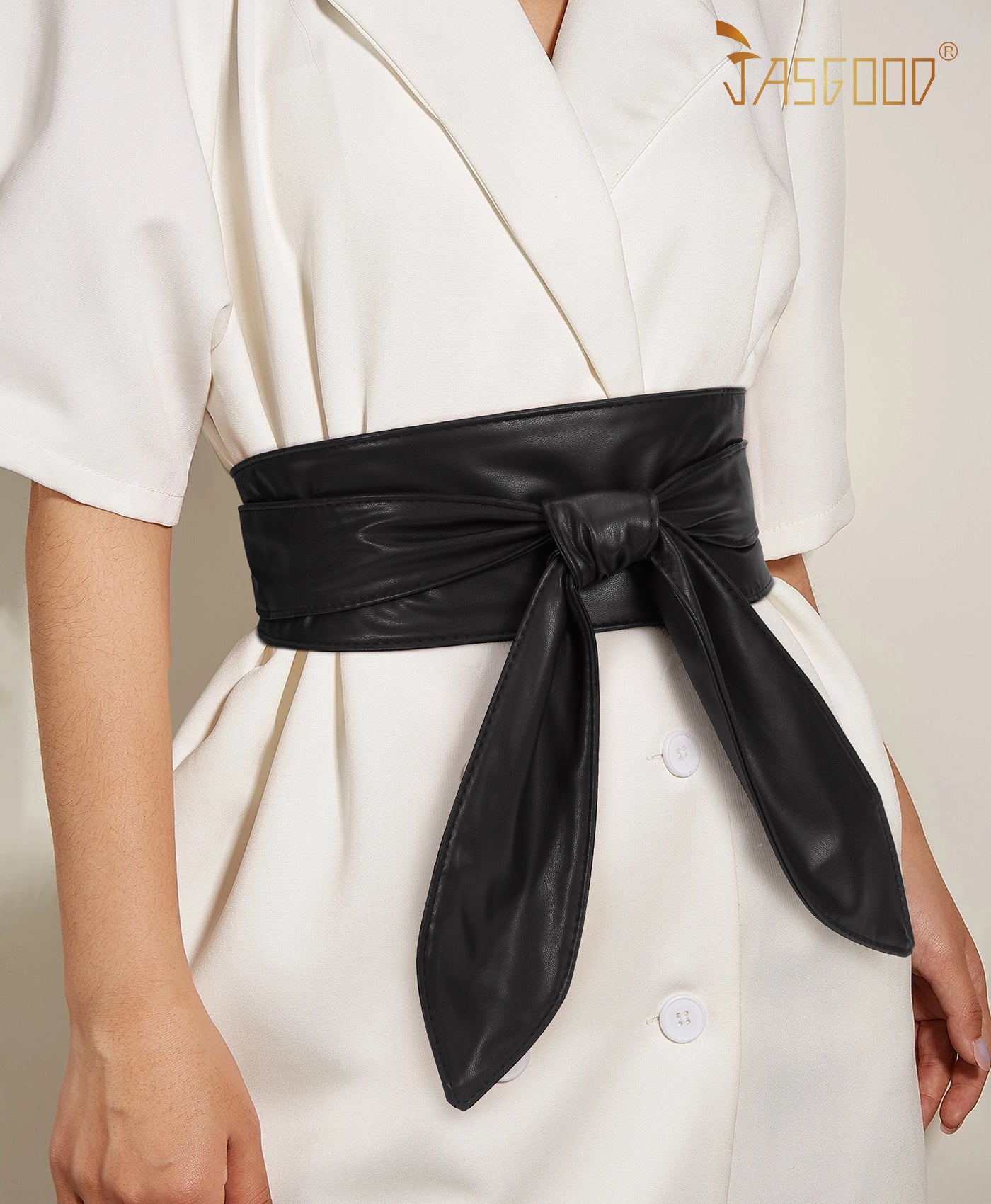 Women Dress Belt for Wedding Party Long Sash Bridal Waist Belts for Special Occasion 3.74'' Wide - JASGOOD OFFICIAL