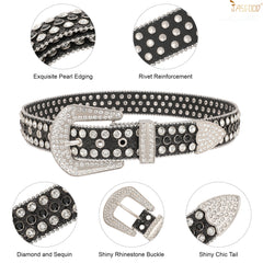JASGOOD Fashion Rhinestones Belt - JASGOOD OFFICIAL