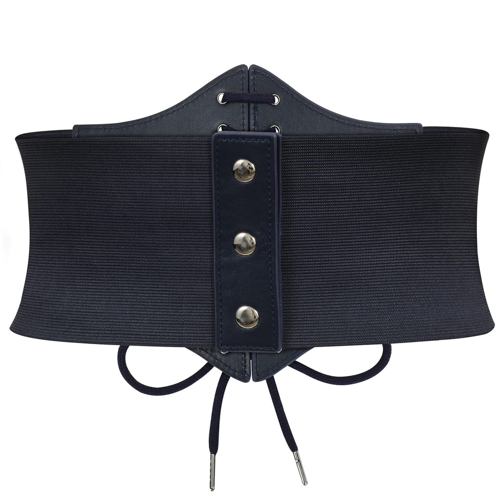 Women’s Elastic Costume Waist Belt Lace-up Tied Waspie Corset Belts for Women by JASGOOD - JASGOOD OFFICIAL