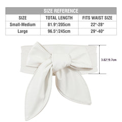 Women Dress Belt for Wedding Party Long Sash Bridal Waist Belts for Special Occasion 3.74'' Wide