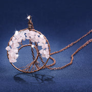 Tree of Life Necklace with Copper/Silver Chain 