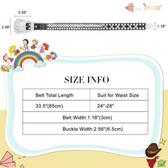 Rhinestone Belt for Men Women Western Cowboy Cowgirl Bling Studded Leather Belt for Jeans Pants