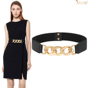 2Pack JASGOOD Women‘s Skinny Belt for Dresses Retro Stretch Chic Ladies Waist Belt - JASGOOD OFFICIAL