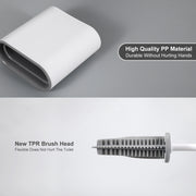 Revolutionary Silicone Flex Toilet Brush with Holder, Silicone Toilet Bowl Brush and Holder - JASGOOD OFFICIAL