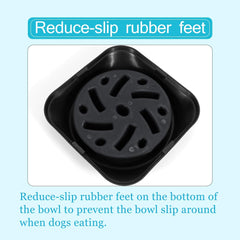 Dog Feeder Slow Eating Pet Bowl Eco-friendly Durable Non-Toxic Preventing Choking Healthy Design Bowl For Dog Pet by JASGOOD - JASGOOD OFFICIAL