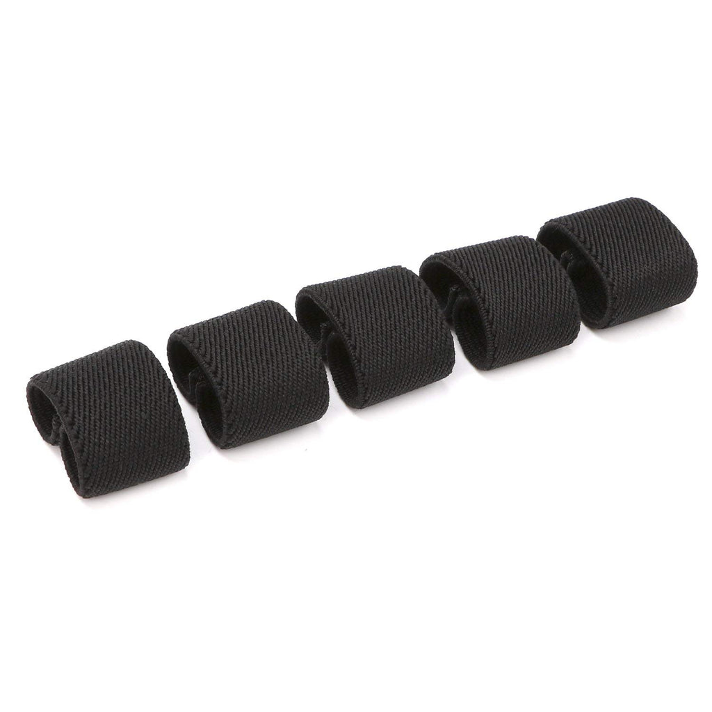 Nylon Canvas Web Belt Elastic Loop Keeper for 1.5inch Wide Belt(set of 5)  by JASGOOD 