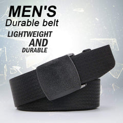 Unisex Nickel Free Belt 1.5 In Nylon Adjustable Web Belt with Plastic Buckle by JASGOOD 