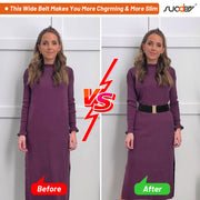 JASGOOD Women's Elastic Wide Dress Belt Retro Stretchy Waist Belt