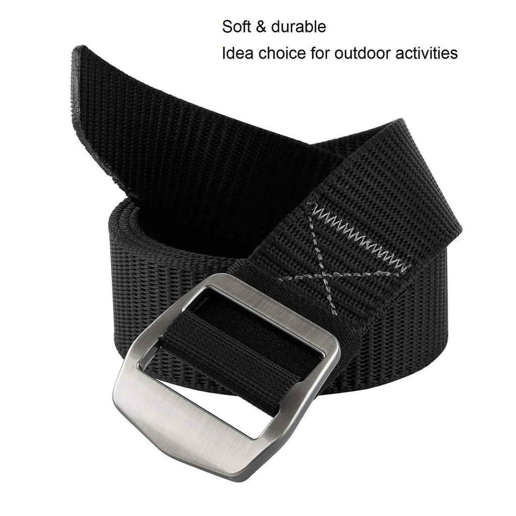 Tactical Heavy Duty Reinforced Nylon Belt for Men Adjustable Military Webbing Belt Strap with Metal Buckle by JASGOOD 