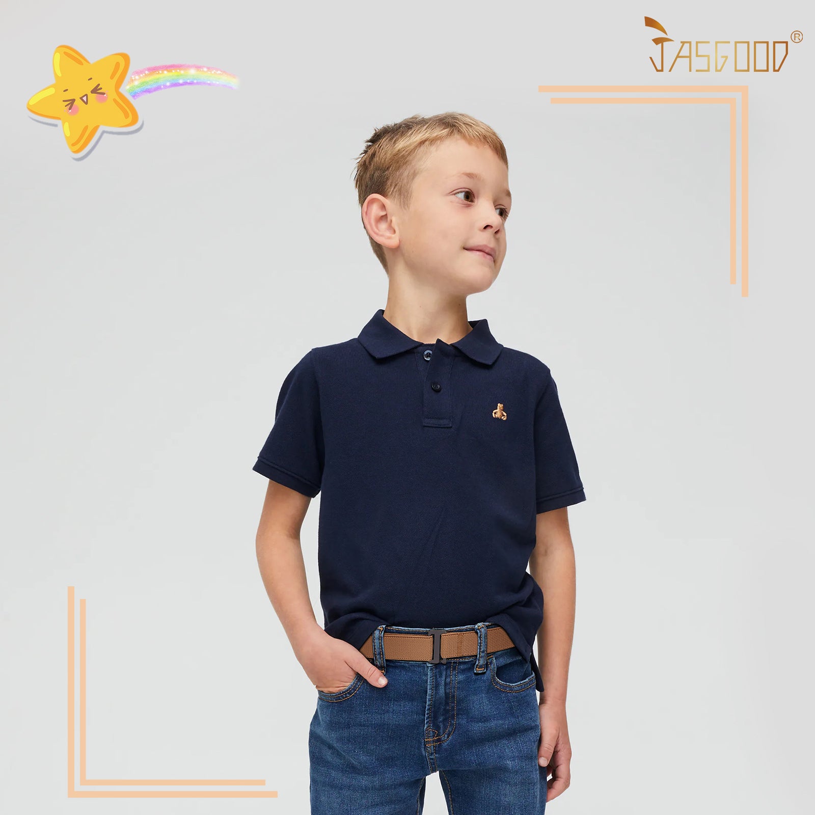JASGOOD Invisible Belt Comfortable Elastic Adjustable No Show Web Belt - JASGOOD OFFICIAL
