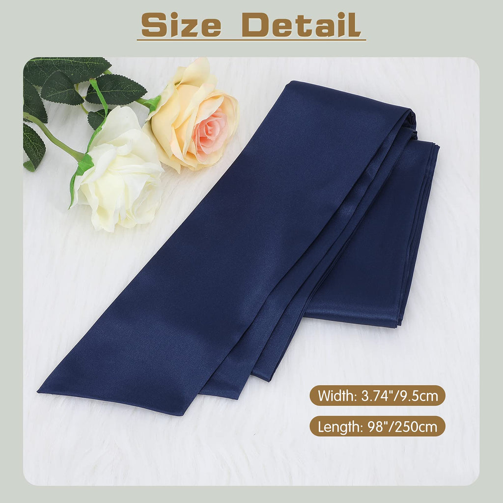 Women Dress Belt for Wedding Party Long Sash Bridal Waist Belts for Special Occasion 3.74'' Wide