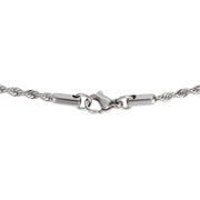 Rope Chain Necklace Gold Plated for Men Women Teen 