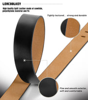 Men’s Genuine Leather Ratchet Dress Belt for men