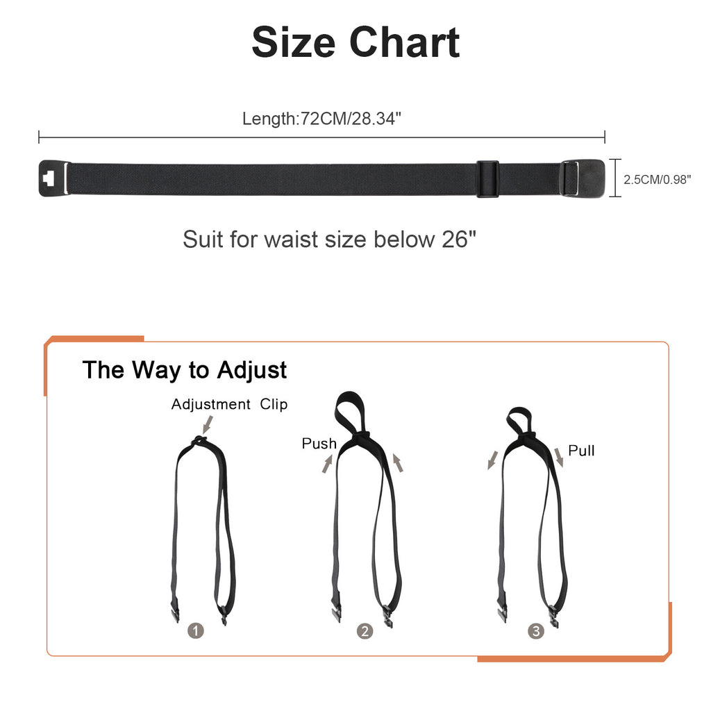 Kids Adjustable Elastic Belts for Pants Children Stretch Belts for Boys and Girls by JASGOOD 